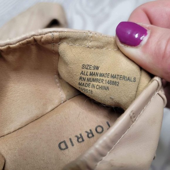 Torrid Tan Flats size 9 - Picture 3 of 6